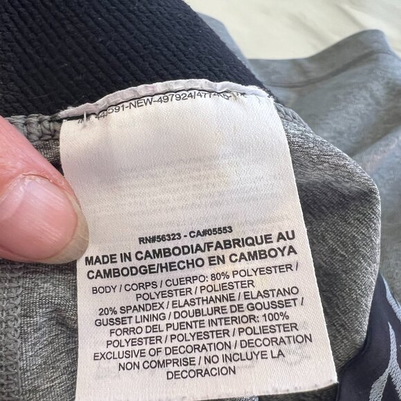 NIKE PRO COMPRESSION SHORTS size XS Women's 4" Gym Running Gray - Picture 4 of 6